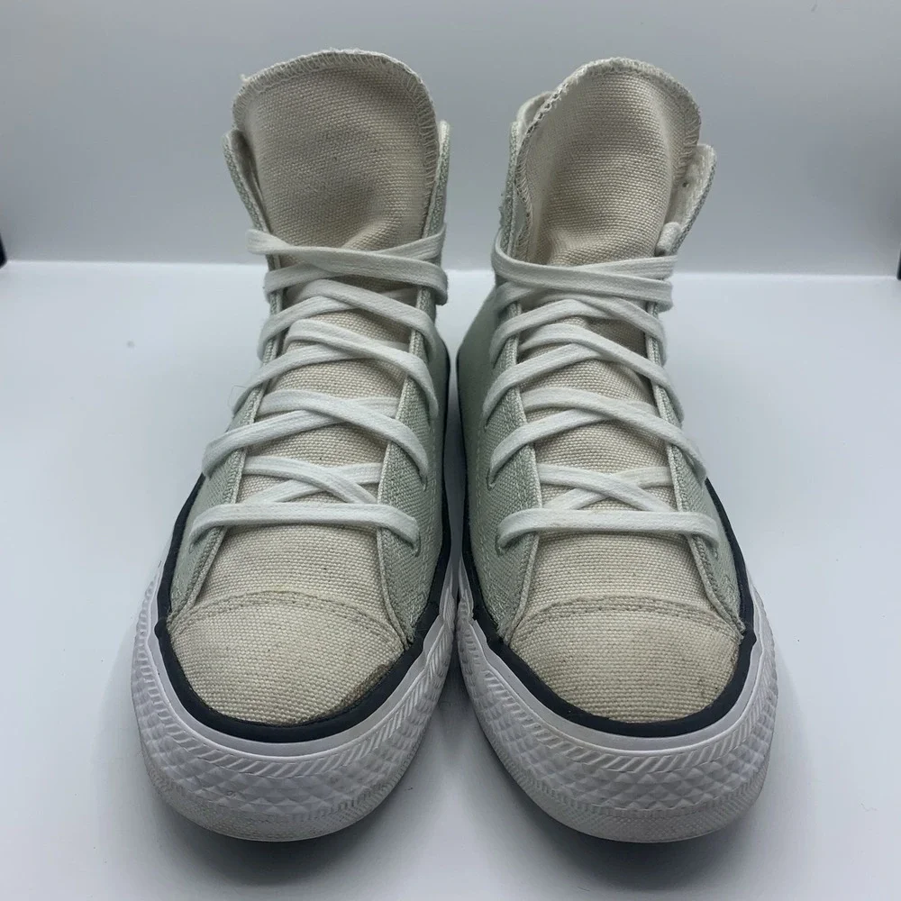 Converse Chuck Taylor Renew Recycled Cotton Canvas High top Green Women's Size 8